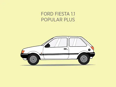 My motors - Ford fiesta my motors vechicle vector vector car vector design vector motor