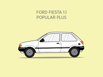 My motors - Ford fiesta my motors vechicle vector vector car vector design vector motor