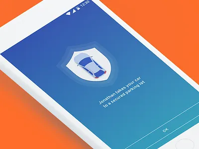 Parking app - work in progress app parking ui