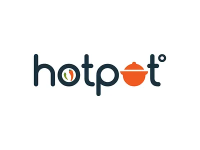Hotpot Logo food home made logo restaurant take away