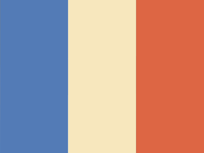 France and the EU after effects flat design gif motion graphics