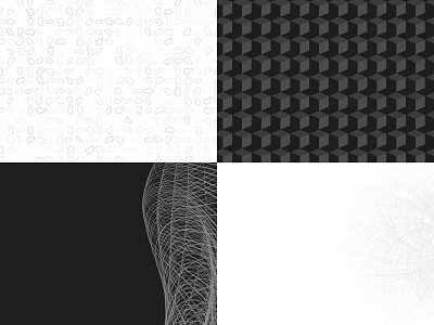 Daily UI Challenge 059 - Background Pattern background black challenge daily design geometric organic pattern repetition ui white