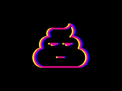 grumpyShit design illustration shit simple vector