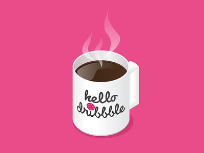 Isometric coffee cup coffeecup dribbble hello isometric steam vector