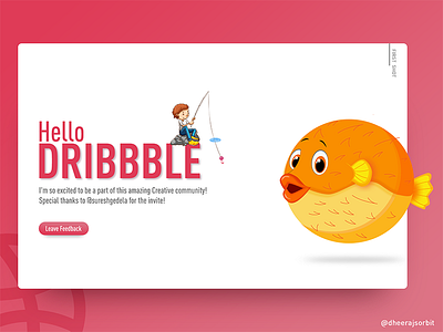 Hello Dribbble! ui ux