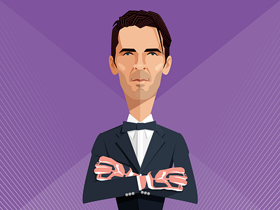 Gigi Buffon calcio caricature digital art flat style gigi buffon goal keeper illustration man portrait soccer sport vector