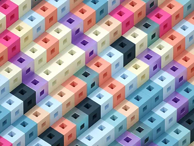 Multicolor Pattern 3d c4d cinema4d octane otoy pattern rendering