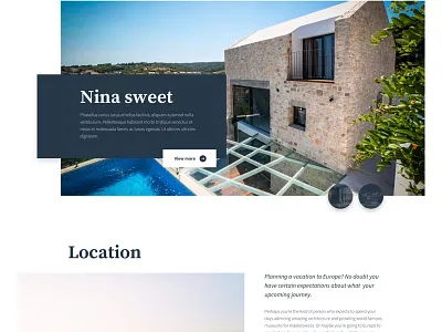 Apartment web design