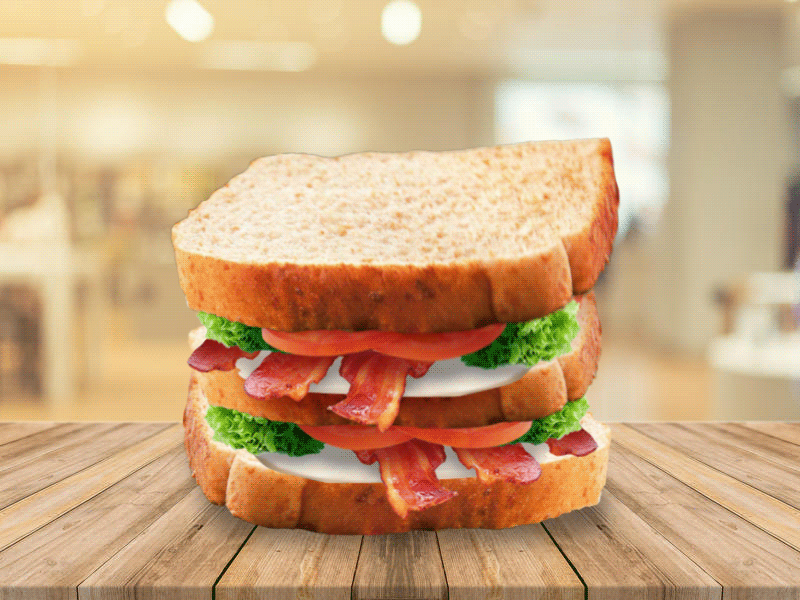 Dancing sandwich bacon dancing lbt meal sandwich yummy