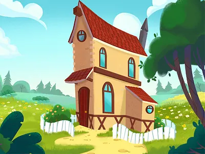 Little Red Riding Hood book cartoon characters children design draw illustration kidsbook