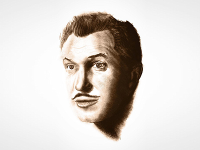 Vincent Price horror illustration price procreate sketch vincent vincent price