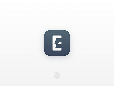 E + Bolt (Electra) app blue bolt e electra ipad iphone logotype typeicon