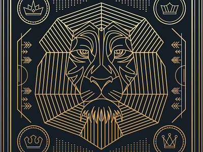 AFJC Cover Detail Shot album crown lb line lion