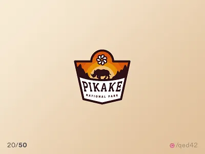 Daily logo challenge. 20/50 daily logo daily logo challenge logo national park park rhino