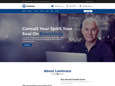 Luminous UI Design graphic design ui design ux design web design web development