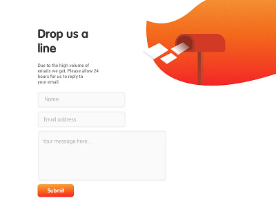 Contact Form contact graphics illustration ui ux web