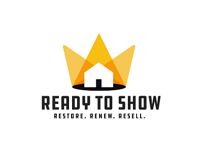 Ready To Show V2 brand branding construction house logo mark renovation spotlight