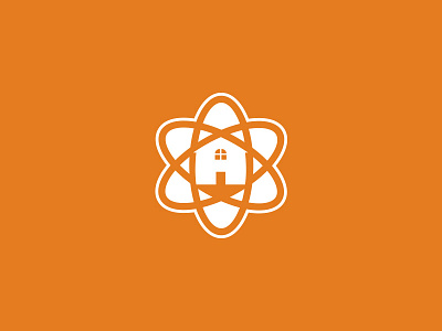 Renatomic atomic brand branding construction house logo renovation