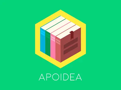 Apoidea apoidea flat knowledge logo vector