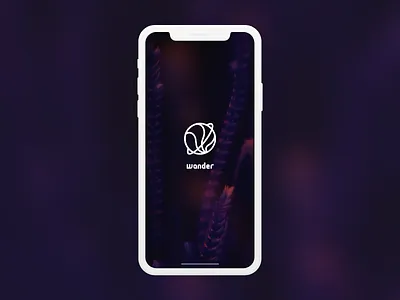 Wander App Splash Screen app iphone splash splash screen