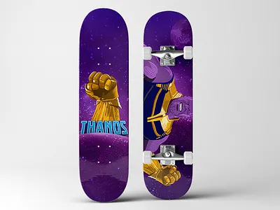 Thanos SkateBoard Deck avengers infinity gauntlet marvel thanos