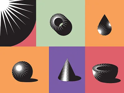 Shapes - Shades geometry illustration minimal pattern shades shapes