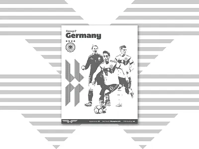 World Cup 2018 // Germany 2018 football germany illustration manuel neuer mesut ozil poster russia soccer sports toni kroos world cup