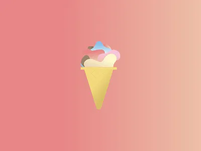 Ice Cream hot ice cream illustration summer yummy