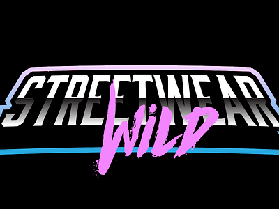 STREETWEAR WILD LOGO DESIGN apparel art branding clothing colors design logo typography