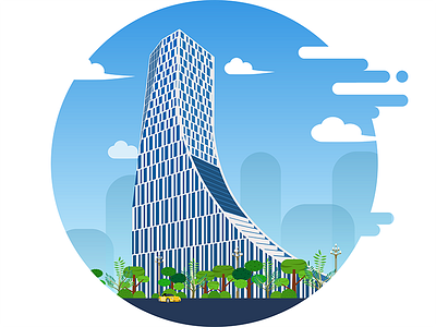 Chengdu-building illustrator