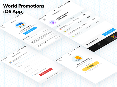 Ios App Promotions app ui clean design ios ux