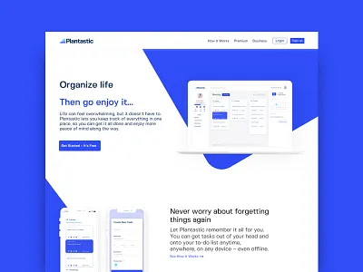 "Plantastic" Web Design design plantastic web