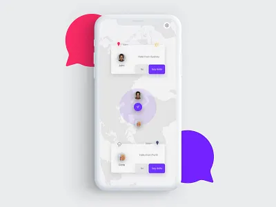 One-on-one chat android anonymous chat dating ios location map messenger private tinder vibrant weather