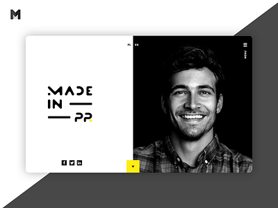 Made in PR agency animation branding business design e commerce ecommerce graphic design illustration landing logo mdevelopers minteractive pr typography ui ux vector web website