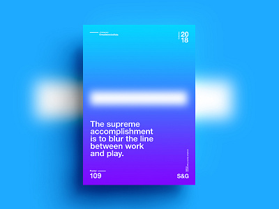 Accomplish. 2018 abstract art color design gradient swiss digitalart tutorial type typography