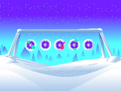 Winter Qamp 2017 graphic graphic design icons infographics material design mountain season team winter work