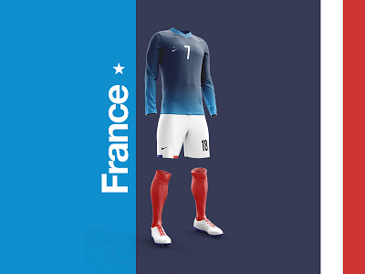 2018 FIFA World Cup Retro Kits | France football footballkit france kit layout posters soccer worldcup worldcup2018