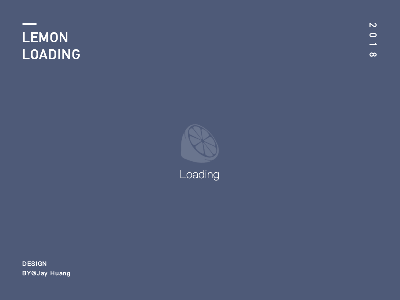 Loading ae animation effect icon lemon loading ui ux wait web