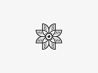 Webflower book flower geometry library logo logo for sale logoforsale mark oculus online webcam