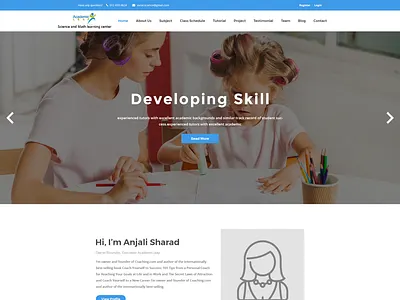 Academic Leap UI Design graphic design ui design web design web development