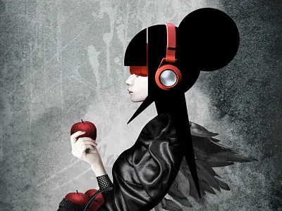 Little Red body figurative fine art illustration woman