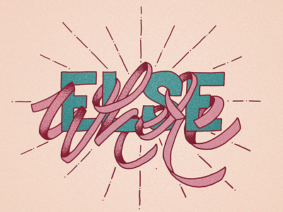 Elsewhere graphic design hand lettering illustration lettering typography
