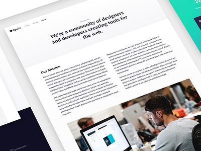 Opalin HTML Template css hero html landing minimal sass sketch sketchapp startup