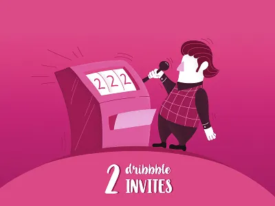 2x Dribbble invites dribbble dribbble invite dribbble invites giveaways invite invites prospect