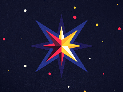 Cosmos cosmos flat design graphic design illustration star vector vintage