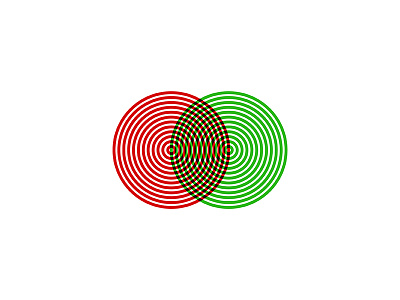 Fusion Hallucinogenic Circles brand circles colors flat fusion graphic design icon illustrator logo logo inspiration minimal optical effect