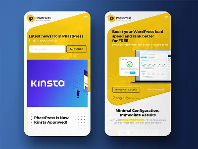 Wordpress Plugin Website adobe xd blue header invision krsdesign phastpress plugin ui ux wordpress
