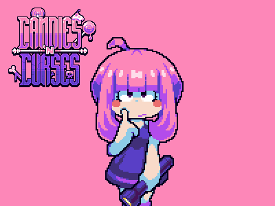 Molli in Thought animation design development game illustration pixel pixel art