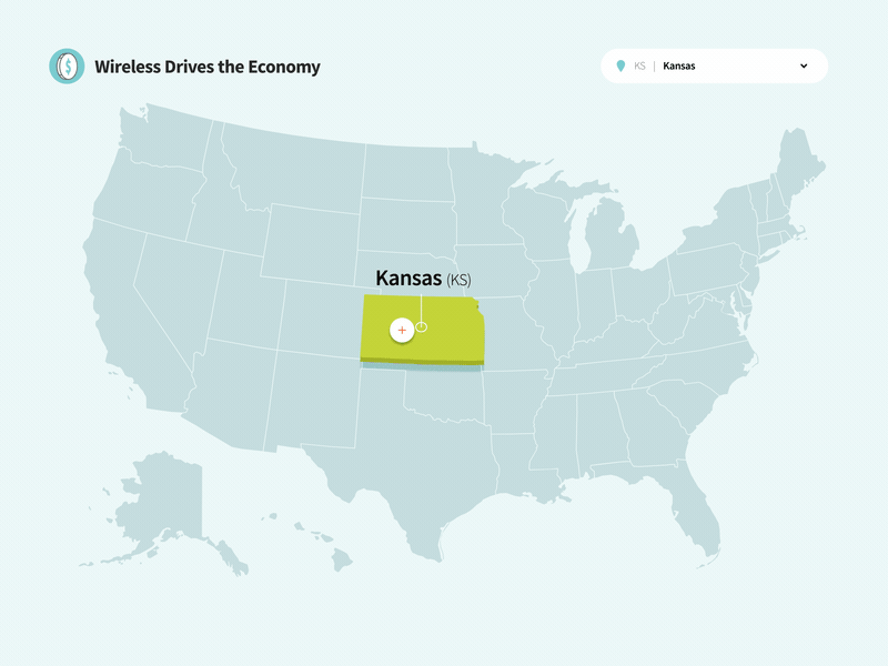 CTIA.org Wireless Map data interaction interactive map ui