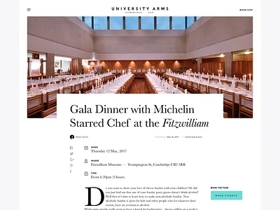 Blog Article article blog booking layout restaurant ui website